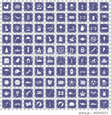 100 ball icons set grunge sapphire 100 ball icons set grunge sapphire 40544257