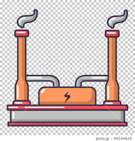 Power Plant Icon Cartoon Style Stock Illustration 40544620 Pixta