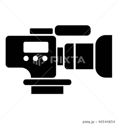 Tv camera icon, simple black style Tv camera icon, simple black style 40544854