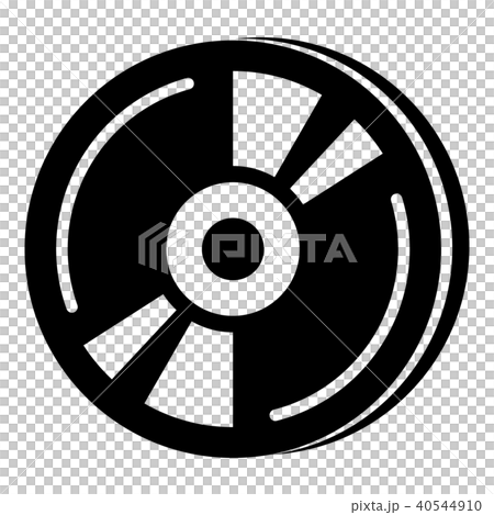 Cd icon, simple black style 40544910