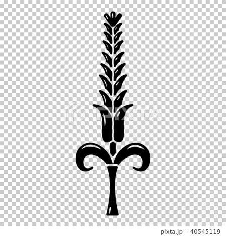 Shaky wheat icon, simple style. 40545119