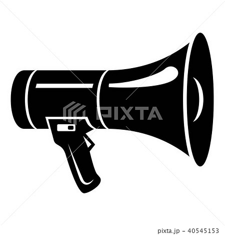 Megaphone icon, simple black style Megaphone icon, simple black style 40545153