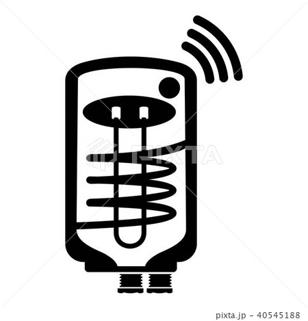 Boiler icon, simple black style Boiler icon, simple black style 40545188