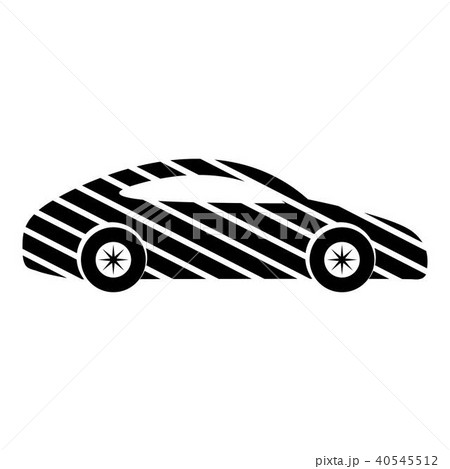 Car icon, simple black style Car icon, simple black style 40545512