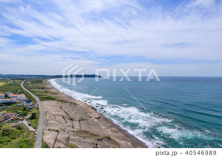 館山市平砂浦海岸付近を空撮 館山市平砂浦海岸付近を空撮 40546989