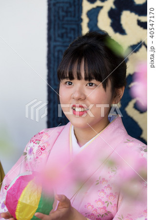 着物の姿の女性ポートレート 40547170