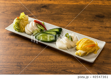 日本の手作りつけもの　Japan of homemade pickles 40547361