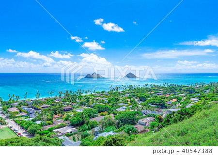 ハワイ　オアフ島カイルア・ラニカイビーチ「天国の海」 40547388