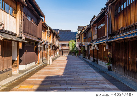 《石川県》金沢市・ひがし茶屋街《朝景》 40547487
