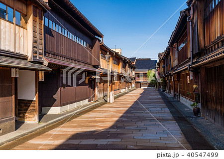 《石川県》金沢市・ひがし茶屋街《朝景》 40547499