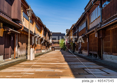 《石川県》金沢市・ひがし茶屋街《朝景》 《石川県》金沢市・ひがし茶屋街《朝景》 40547545