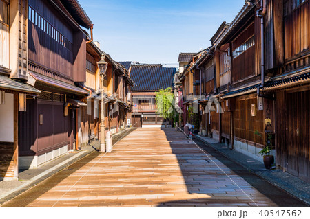 《石川県》金沢市・ひがし茶屋街《朝景》 40547562
