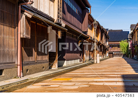 《石川県》金沢市・ひがし茶屋街《朝景》 《石川県》金沢市・ひがし茶屋街《朝景》 40547563