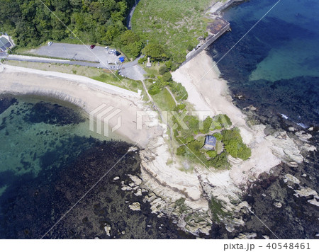 ドローン空撮・燈明堂海岸・燈明堂跡 ドローン空撮・燈明堂海岸・燈明堂跡 40548461