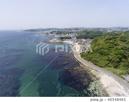 ドローン空撮・多々良浜・観音崎大橋 ドローン空撮・多々良浜・観音崎大橋 40548463