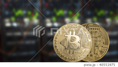 bitcoin coin of golden color. bitcoin coin of golden color. 40551975