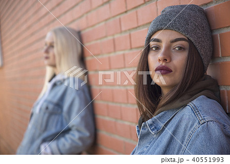 two friends are sad. two friends are sad. 40551993