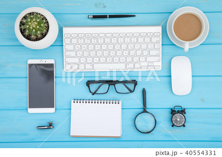 Office desk table of Business workplace  40554331