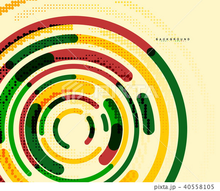 Circular lines, circles, geometric abstract background 40558105