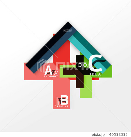 Infographic option banner 40558353