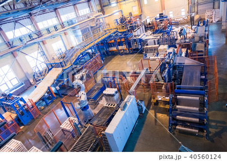 Fiberglass production industry equipment at manufacture background Fiberglass production industry equipment at manufacture background 40560124