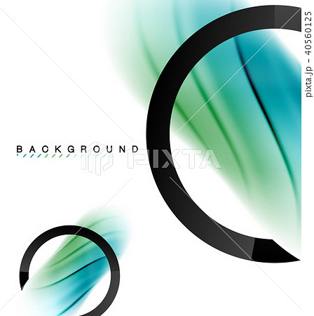 Swirl fluid flowing colors motion effect, holographic abstract background 40560125