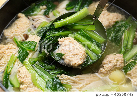鶏のつみれ鍋 鶏のつみれ鍋 40560748