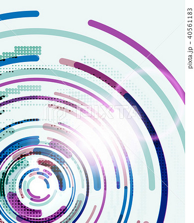 Circular lines, circles, geometric abstract background Circular lines, circles, geometric abstract background 40561183