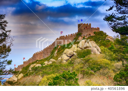Castle of moors in Sintra, Portugal 40561896