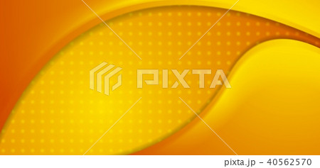 Orange smooth waves on dotted background 40562570