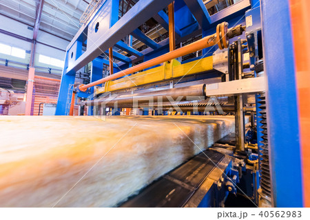 Fiberglass production industry equipment at manufacture background Fiberglass production industry equipment at manufacture background 40562983