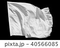 Isolated White flag 40566085