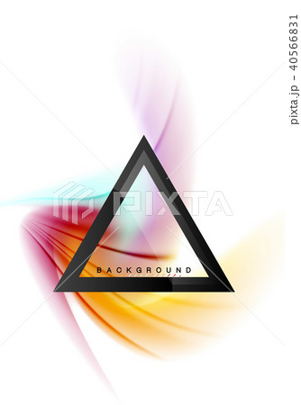 Swirl fluid flowing colors motion effect, holographic abstract background 40566831