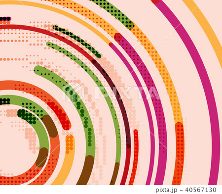 Circular lines, circles, geometric abstract background 40567130