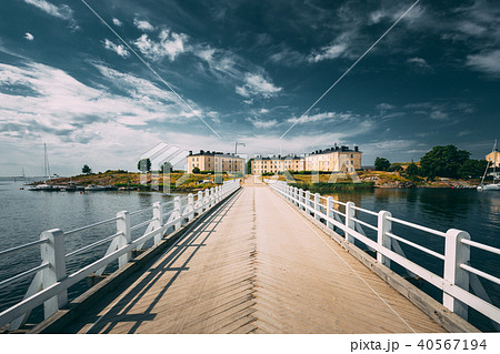 Sea Fortress. Residential Building At Suomenlinna In  Helsinki,  40567194