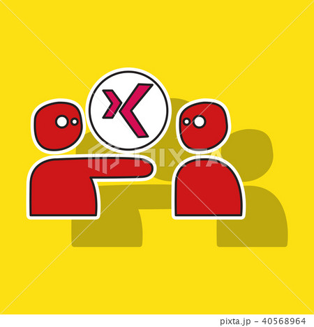 sticker Logo xing icon social, social media, sticker Logo xing icon social, social media, 40568964