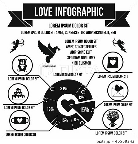 Love infographic, simple style 40569242