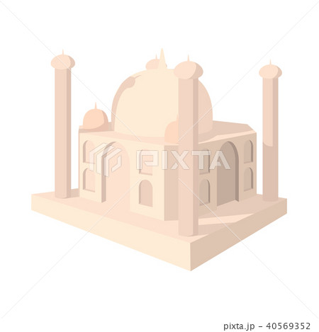 Taj Mahal, India icon, cartoon style Taj Mahal, India icon, cartoon style 40569352