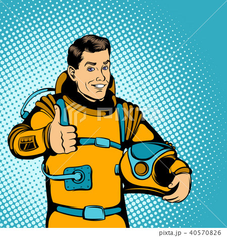 Astronaut concept, comics style 40570826