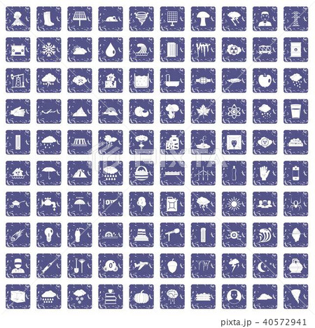 100 thunderstorm icons set grunge sapphire 100 thunderstorm icons set grunge sapphire 40572941