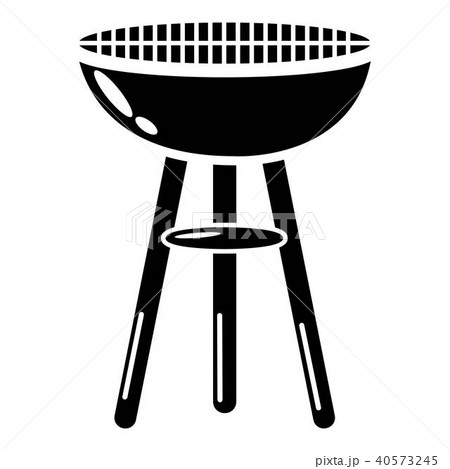 Barbecue icon, simple style. Barbecue icon, simple style. 40573245