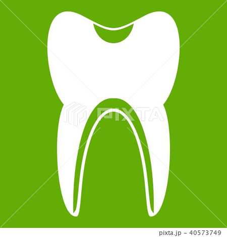 Tooth icon green Tooth icon green 40573749