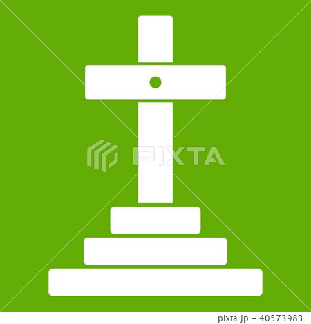 Grave icon green 40573983