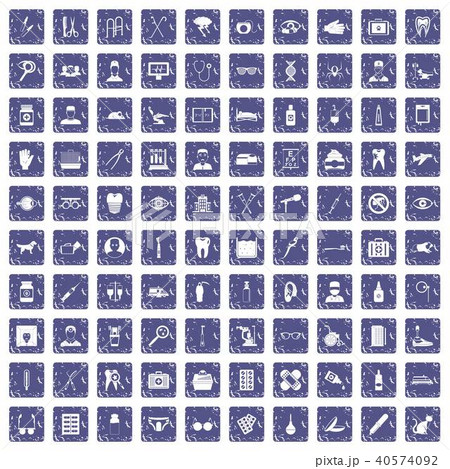 100 care icons set grunge sapphire 100 care icons set grunge sapphire 40574092