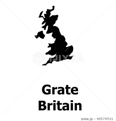 England map icon, simple style England map icon, simple style 40574531