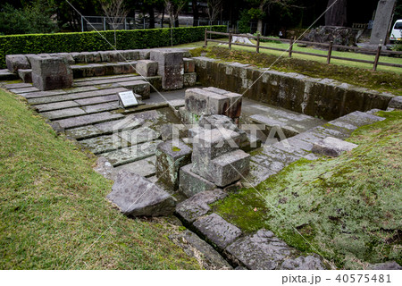 鹿児島　仙巌園　大砲を造った反射炉 40575481