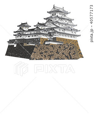 日本の城現存天守姫路城 40577173