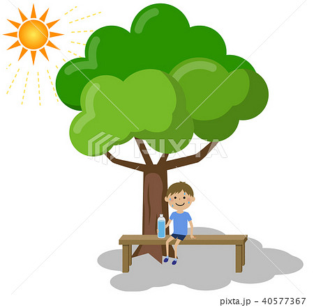 男の子　休憩 40577367