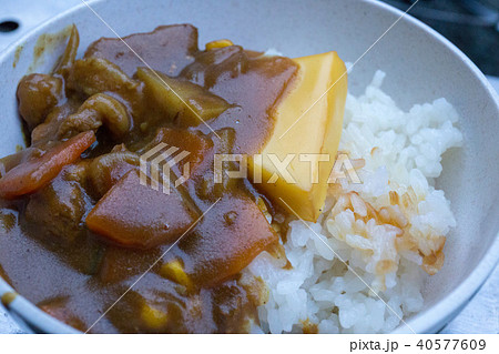 手作りカレーライス 燻製チーズ入り 40577609