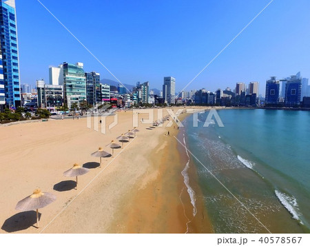Early spring of gwangalli beach, busan, Korea Early spring of gwangalli beach, busan, Korea 40578567